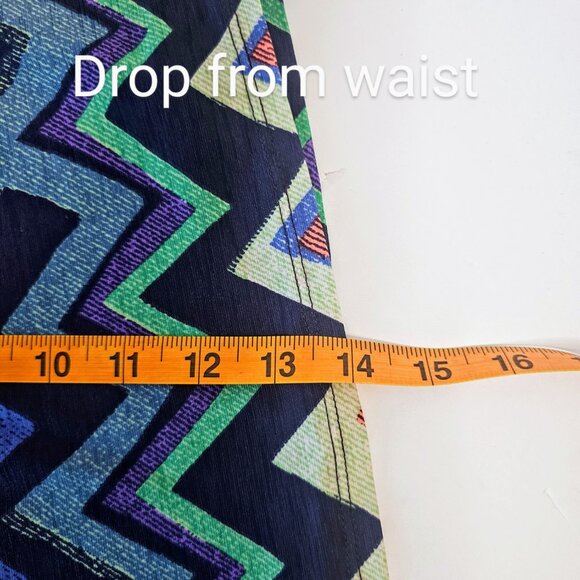 Y2K EMERALD SURPLICE ROMPER ROYAL BLUE KNIT CHEVRON SHORT SZ L 3" INSEAM - Picture 10 of 11